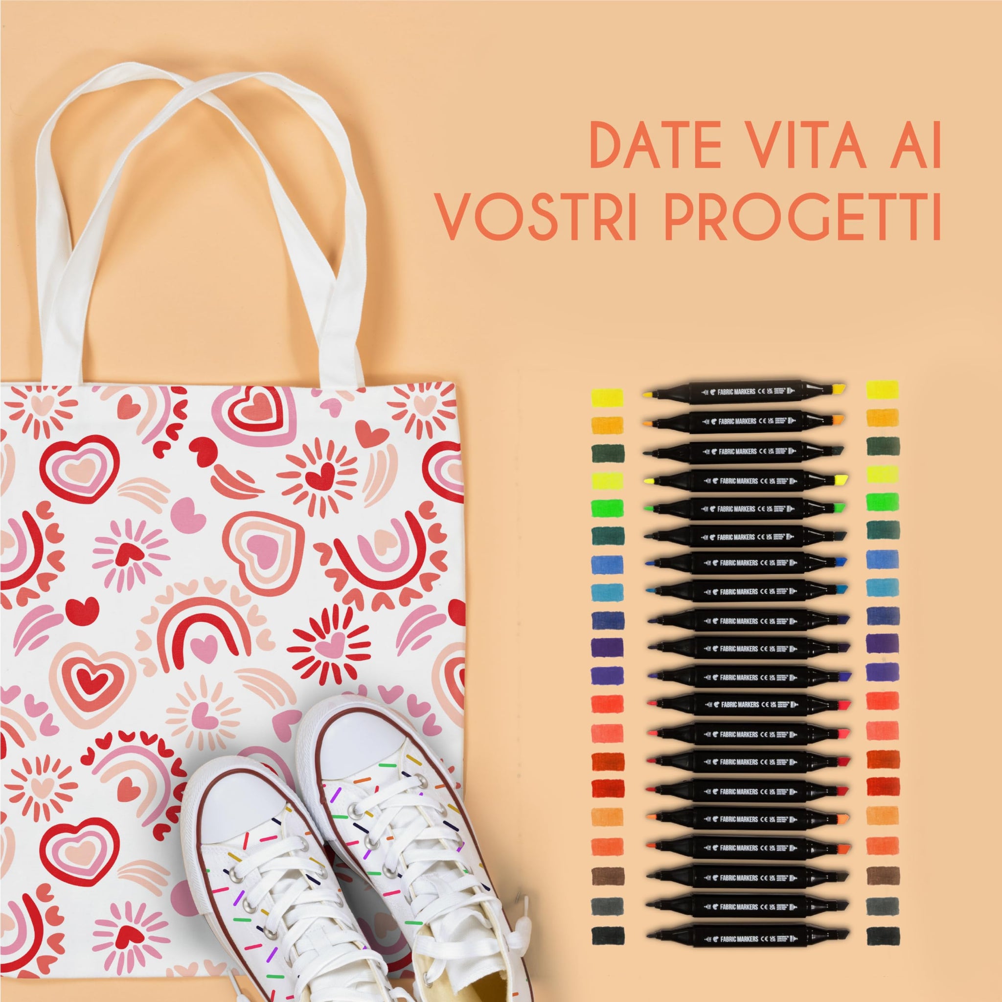 Sternhell Pennarelli per tessuti, 12 colori, lavabili in lavatrice, per lavori fai da te su magliette, borse in tessuto, scarpe di tela e molto altro ancora Sternhell Pennarelli per tessuti, 12 colori, lavabili in lavatrice, per lavori fai da te su magliette, borse in tessuto, scarpe di tela e molto altro ancora