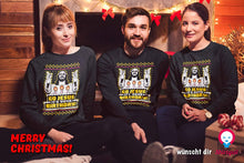 Carica l&#39;immagine nel visualizzatore di Gallery, Shirtgeil Maglione Brutto di Natale per Lui - Go Jesus It&#39;s Your Birthday Felpa da Uomo