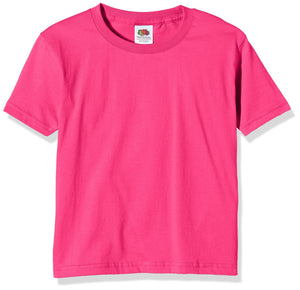 Fruit of the Loom Sofspun T-Shirt, Deep Navy, 12-13 Anni da Bambino, Unisex - Ilgrandebazar