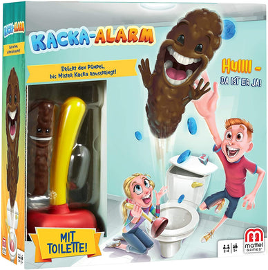 Mattel Games, Acchiappa la Cacca con Toilet Incluso, Gioco da Tavolo per...