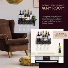 Carica l&#39;immagine nel visualizzatore di Gallery, Tinyuet Scatola per Vino da Parete | Portabottiglie e Vetro | Wine - Ilgrandebazar