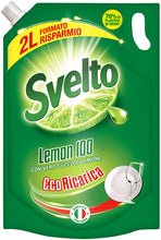 Carica l'immagine nel visualizzatore di Gallery, Svelto Eco Ricarica con Vero Succo di Limone, 2L Limone Verde