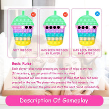 Carica l'immagine nel visualizzatore di Gallery, GUBOOM Pop It, Popit, Poppit, Pop It Fidget Toy, Pop It Gelato, Pop It ghiacciolo, Pop It Gioco, Push Pop Bubble Sensory Fidget Toy, Pop It Push It Fidget Toy, Fidget Toy Poppit Antistress Bambini Bere Tazza
