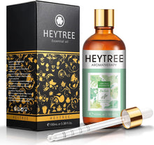 Carica l'immagine nel visualizzatore di Gallery, HEYTREE Olio essenziale dell'albero del tè 100ml per la cura della pelle e dei capelli - caldo, speziato, profumo di canfora che aiuta a sollevare gli spiriti - Diffondere per purificare l'aria spray
