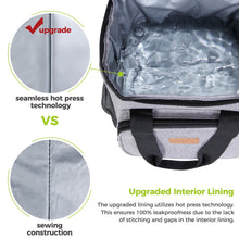 Carica l&#39;immagine nel visualizzatore di Gallery, Lifewit 15L Borsa Termica Manutenzione di Freddo e Caldo per 15L, Grigio - Ilgrandebazar
