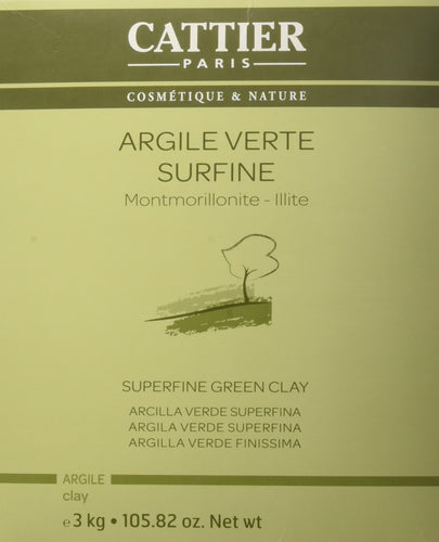 Cattier - Argilla verde finissima, 3 kg 4.9600 - Ilgrandebazar