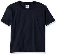 Carica l&#39;immagine nel visualizzatore di Gallery, Fruit of the Loom Sofspun T-Shirt, Deep Navy, 12-13 Anni da Bambino, Unisex - Ilgrandebazar