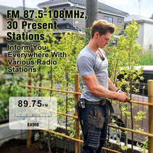 Carica l'immagine nel visualizzatore di Gallery, Lettore MP3 Bluetooth 5.0 – MP3 Bluetooth Running, suono di fascia alta, radio FM, registrazione vocale, e-book, pedometro, schermo a colori da 1,5 pollici, supporto fino a 128 GB di schede