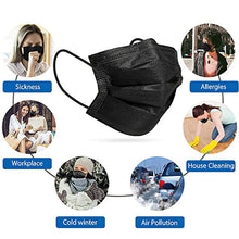 Carica l'immagine nel visualizzatore di Gallery, Maschera per il viso monouso Eventronic 50PCS Maschera per la bocca a prova di polvere traspirante Maschera per la polvere monouso con Earloop