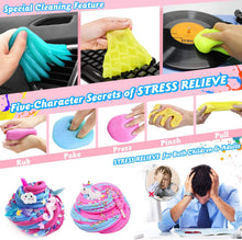 Carica l'immagine nel visualizzatore di Gallery, Dookey Slime Unicorno Kit, Laboratorio Slime per Bambine Slime Forniture Include Argilla, Glitter, Fette di Frutta, Magical Craft Fai da Te Set di Slime Fatto in Casa (43 Pezzi)