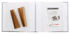 Hama 2337 Album Memo, 10 x 15 cm, 100 22.20  x  22.70  x  05.00 Grigio - Ilgrandebazar