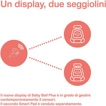 Carica l'immagine nel visualizzatore di Gallery, Dispositivo anti abbandono Steelmate Baby Bell Plus | universale 100% auto | espandibile | funziona anche senza smartphone nero 1 Unità (Confezione da 1)