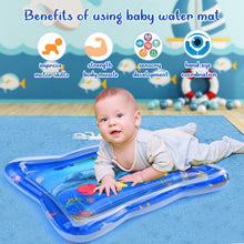 Carica l'immagine nel visualizzatore di Gallery, Joyjoz Tappetino Acqua per Bambini TummyTime Gonfiabile, Tappeto per Giocare, Tappetino per Gioco Sensoriale, per Bambini ai Primi Passi, a Partire dai 3 Mesi