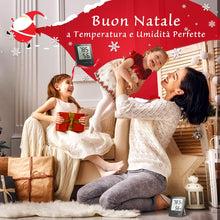 Carica l&#39;immagine nel visualizzatore di Gallery, Habor Igrometro Termometro Digitale Termoigrometro LCD con l&#39;Icona di Nero - Ilgrandebazar