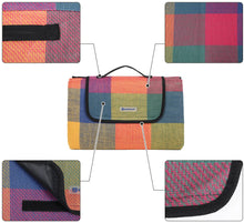 Carica l&#39;immagine nel visualizzatore di Gallery, SONGMICS GCM50K - Coperta da Picnic, 195 x 150 cm, Impermeabile
