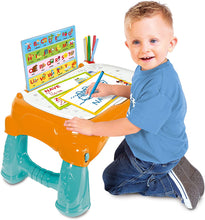 Carica l&#39;immagine nel visualizzatore di Gallery, Clementoni - Sapientino - Tavolino Sempre con Te, Banchetto per Imparare a Scrivere, Leggere e Disegnare per Bambini 3+ Anni, 13346 Single