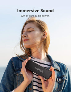 Speaker Bluetooth Portatile Anker SoundCore 2 con suono stereo 12W, nero - Ilgrandebazar