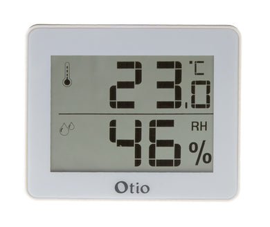 Otio 936059 - Termometro/igrometro per Interni, Colore Bianco - Ilgrandebazar