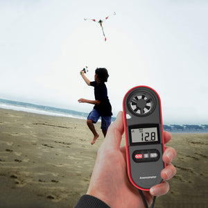 KASUNTEST - Anemometro, misuratore digitale della velocità del vento con... - Ilgrandebazar