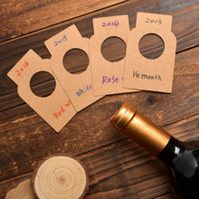 Carica l&#39;immagine nel visualizzatore di Gallery, Etichette della bottiglia di vino carta kraft - 200 etichette della... - Ilgrandebazar