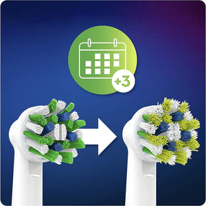 Oral-B CrossAction Testine di Ricambio per Spazzolino Elettrico con Tecnologia CleanMaximiser, Confezione da 10 Pezzi
