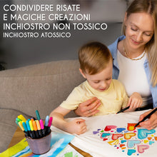 Carica l&#39;immagine nel visualizzatore di Gallery, 40 Pennarelli per Tessuti e Stoffa - Colori per Tessuti Atossici, Indelebili e Permanenti a Punta Fine - Ideali per Magliette, Borse in Stoffa e altri Tessuti - Per Bambini e Adulti