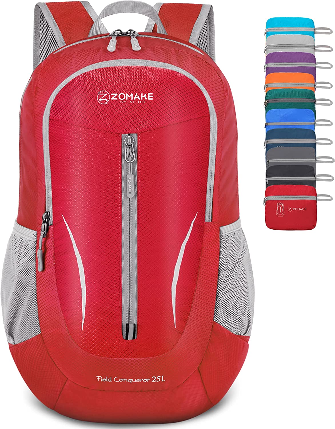 ZOMAKE Zaino Ripiegabile Leggero 25L Zaini Da Viaggio Da Trekking Da Uomo Da Donna Piccola Borsa Sportiva Per Campeggio Allaperto Zainetto ZOMAKE Zaino Ripiegabile Leggero 25L Zaini Da Viaggio Da Trekking Da Uomo Da Donna Piccola Borsa Sportiva Per Campeggio Allaperto Zainetto