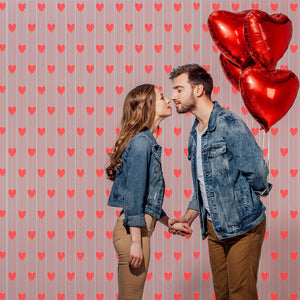 Decorazioni per San Valentino,4Pcs Tende da Finestra Valentino Tende... - Ilgrandebazar