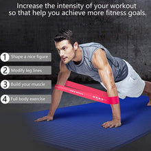 Carica l'immagine nel visualizzatore di Gallery, Gritin Elastici Fitness, [Set di 5] Banda Elastica Fasce Elastiche di Resistenza di Lattice Naturale con Istruzioni per l'esercizio in Italiano e Borsa per Il Trasporto per Crossfit, Yoga, Pilates