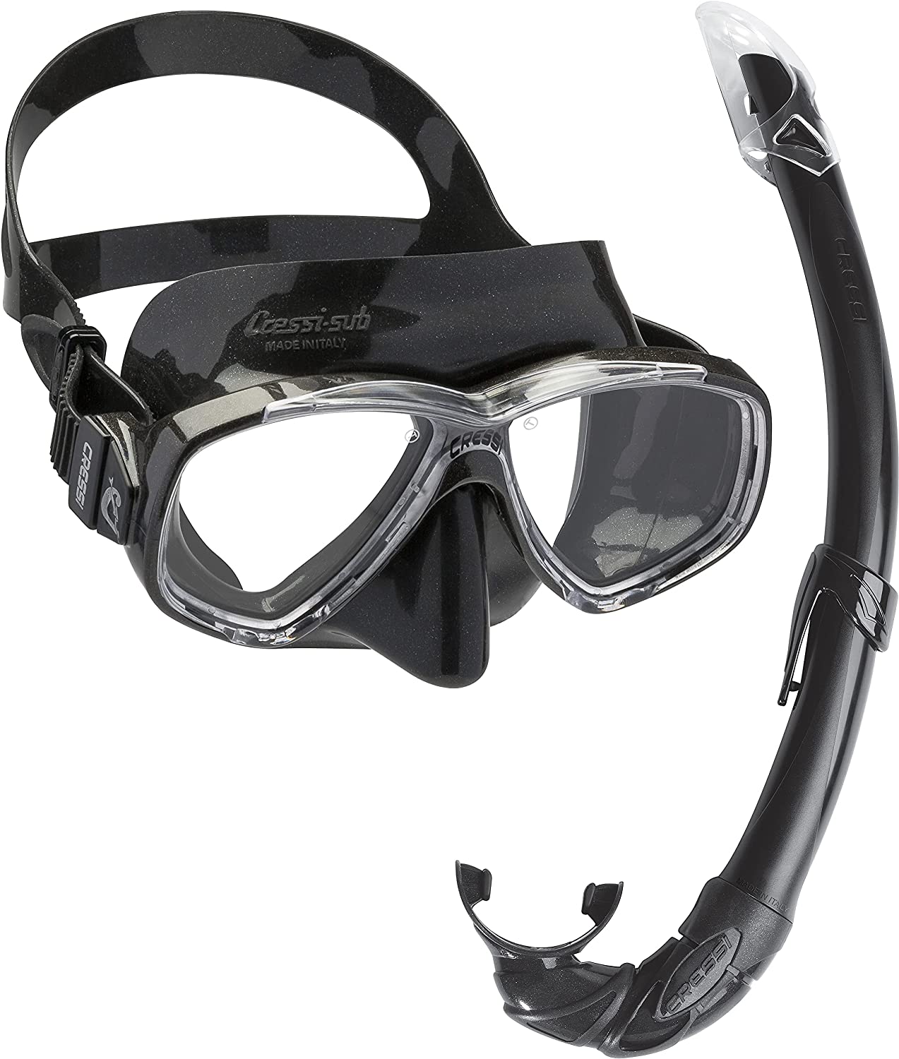Set Maschera E Boccaglio Cressi Perla Mare - Per Snorkeling E Sub, Made Italy - Foto 2