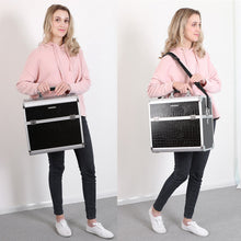 Carica l&#39;immagine nel visualizzatore di Gallery, SONGMICS Beauty Case Cofanetto Trucco 36,5 x 22 x 35 cm Make Up XL, Nero - Ilgrandebazar