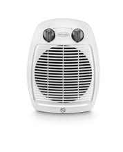 Carica l'immagine nel visualizzatore di Gallery, De'Longhi Hva 3220 Termoventilatore Verticale, Silenzioso, 2 Manopole, 2 Potenze, Protezione Antigoccia, Termostato, Maniglia, Protezione Antigelo, Doppio Isolamento, Piccole Dimensioni, Bianco