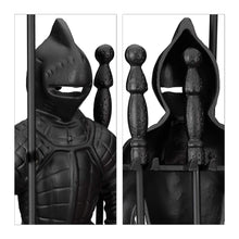 Carica l&#39;immagine nel visualizzatore di Gallery, Relaxdays Ritter, Accessori per Camino in ghisa Camino, Standard, Nero