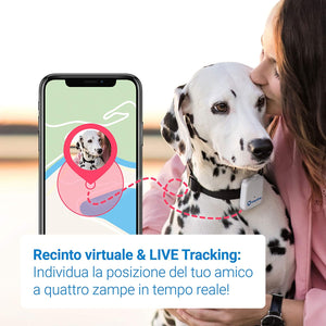 Tractive Localizzatore GPS per animali domestici, Bianco
