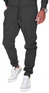 Merish Pantaloni Sportivi Uomo Cotone Slim Fit Allenamento Modell... - Ilgrandebazar