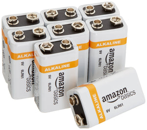 AmazonBasics - Pile alcaline da 9 Volt, confezione Confezione 8, Bianco - Ilgrandebazar