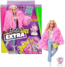 Carica l&#39;immagine nel visualizzatore di Gallery, Barbie- Bambola Barbie Extra Bionda con Cucciolo, Vestiti alla Moda, Pelliccia Rosa e Accessori, Giocattolo per Bambini 3+ Anni, GRN28 Single