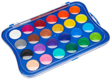 Carica l'immagine nel visualizzatore di Gallery, Giotto acquerelli in 24 colori, pastigle da 30mm, con pennello 24 colori Single
