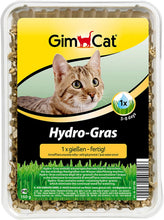 Carica l'immagine nel visualizzatore di Gallery, GimCat Hydro-Grass per gatti - Cibo complementare per gatti - Anti-Hairball - 1 x 150g