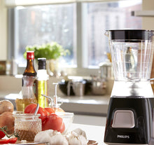 Carica l&#39;immagine nel visualizzatore di Gallery, Philips Blender HR2052/90 90, 450 W, 1.25 Litri, Plastica, Nero