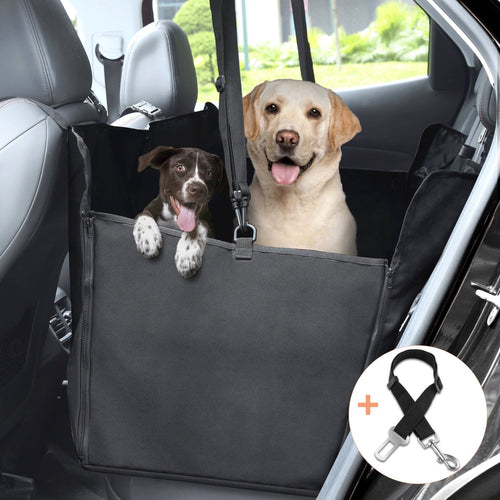 GHB Coprisedile per Cani Auto Amaca Copertura Doppio-Zip