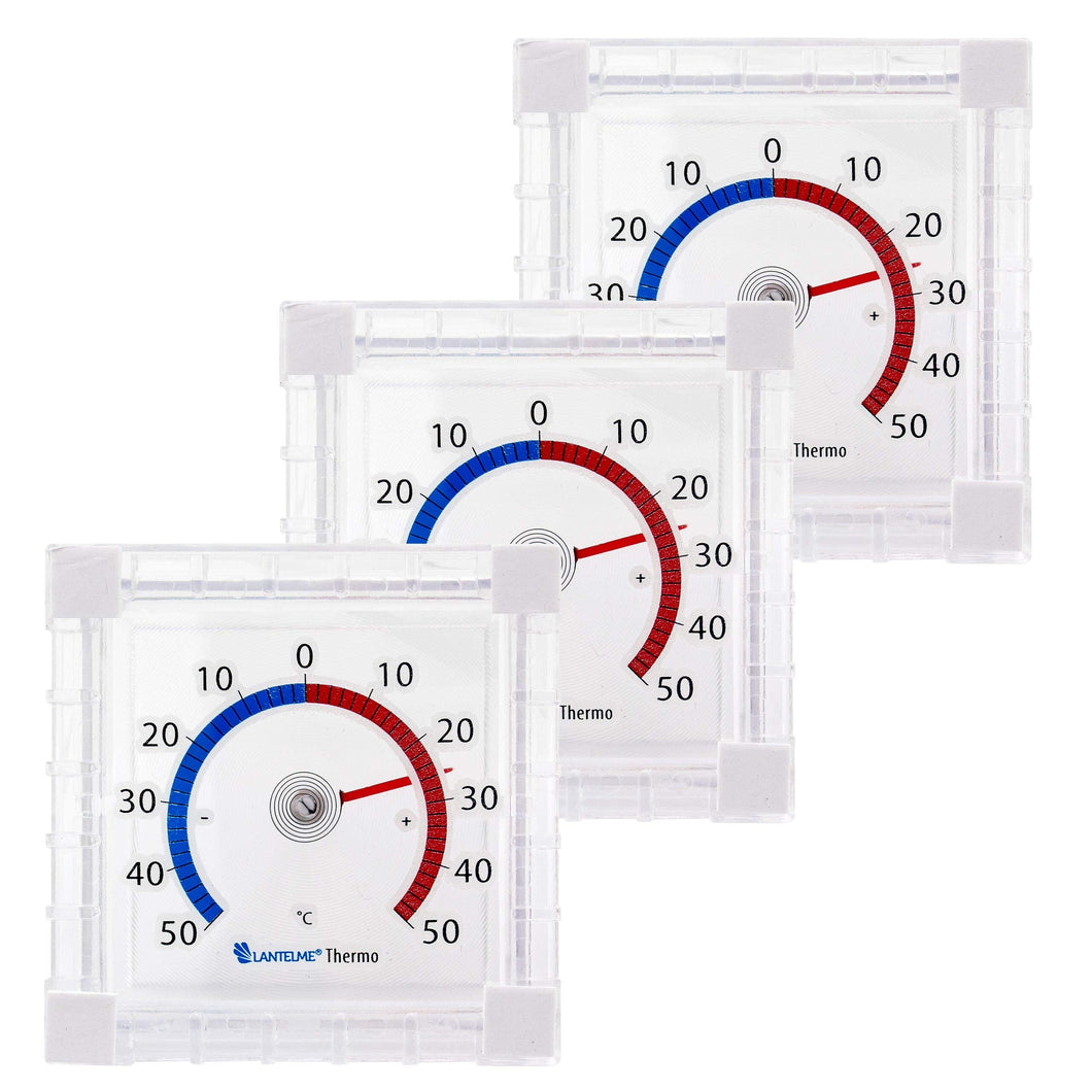 Lantelme 6484 finestra Termometro Set trasparente - Ilgrandebazar