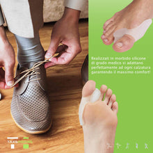 Carica l&#39;immagine nel visualizzatore di Gallery, Take Inspire Tutore Alluce Valgo 6 pezzi Correttore Separatore in Morbido Silicone Protezione Dolore Borsite Distanziatore Raddrizza Dita a Martello Piedi Protettore Supporto Uomo Donna