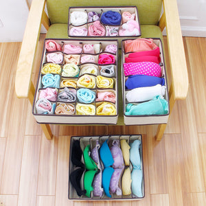 Armadio divisori pieghevole Storage box cassetto Beige - Ilgrandebazar