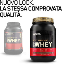 Carica l'immagine nel visualizzatore di Gallery, Optimum Nutrition Gold Standard 100% Whey Proteine in Polvere con Proteine Isolate ed Aminoacidi per la Massa Muscolare, Cioccolato al Latte, 28 Porzioni, 0.9 kg, il Packaging Potrebbe Variare