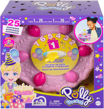 Carica l'immagine nel visualizzatore di Gallery, Polly Pocket- Playset Torta delle Sorprese a Tema Compleanno con Carosello di Unicorni e Tanti Accessori, Giocattolo per Bambini 4+Anni, GYW06