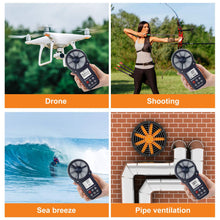 Carica l&#39;immagine nel visualizzatore di Gallery, BTMETER Anemometro Digitale Misuratore di BT-100(Handheld Anemometer) - Ilgrandebazar
