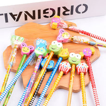 Carica l&#39;immagine nel visualizzatore di Gallery, Gudotra Set 44 pcs Matita in Legno con Gomma Colorate 44, Multicolore - Ilgrandebazar