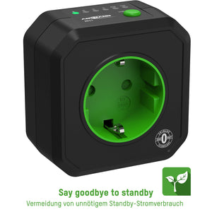 ANSMANN Presa AES1 a Timer programmabile - temporizzata con spina Nero - Ilgrandebazar