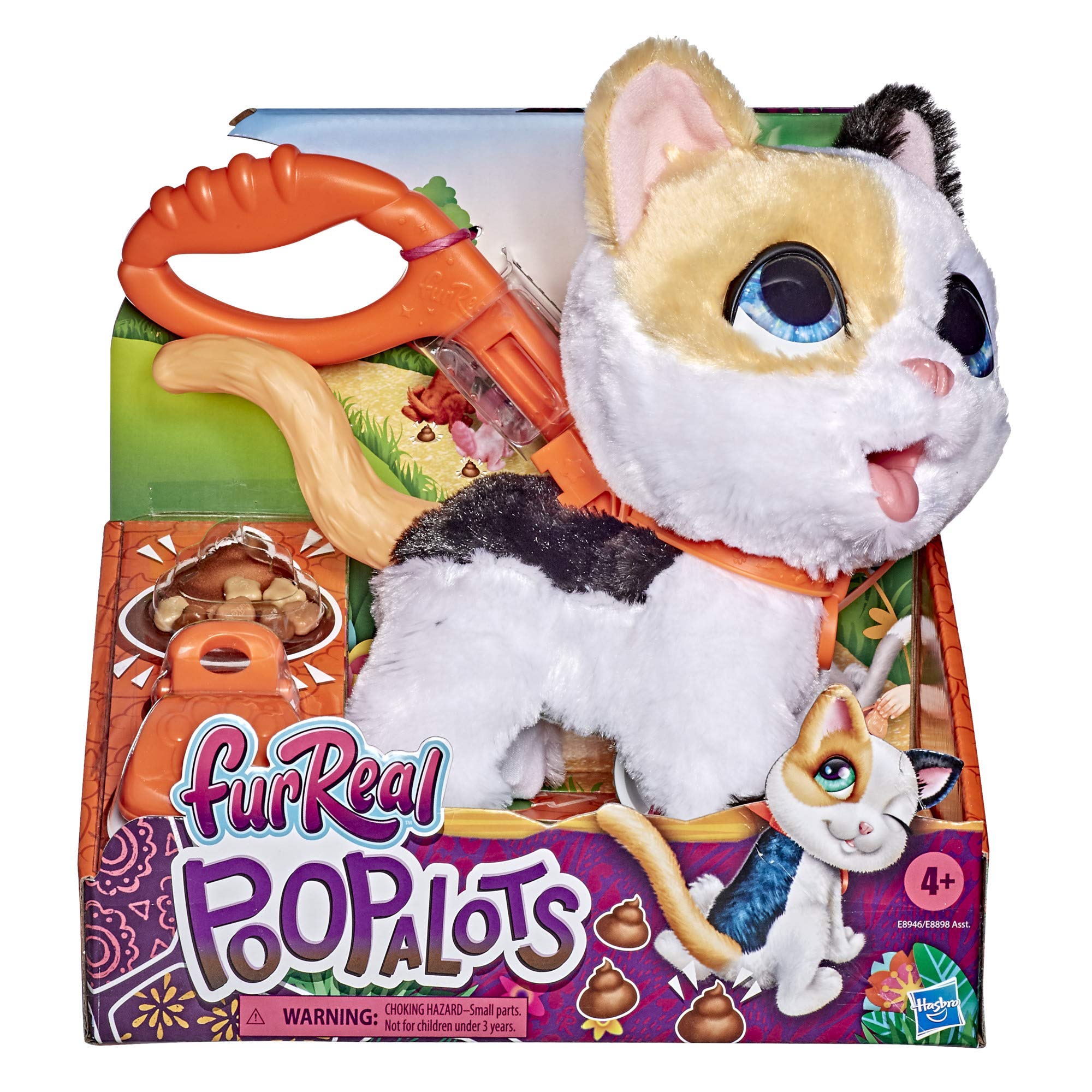 Hasbro FurReal, Poopalots (Peluche Gattino interattivo, Cuccioli